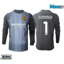 Inter Milan Yann Sommer #1 Goalkeeper Replica Home Shirt 2025-26 Long Sleeve